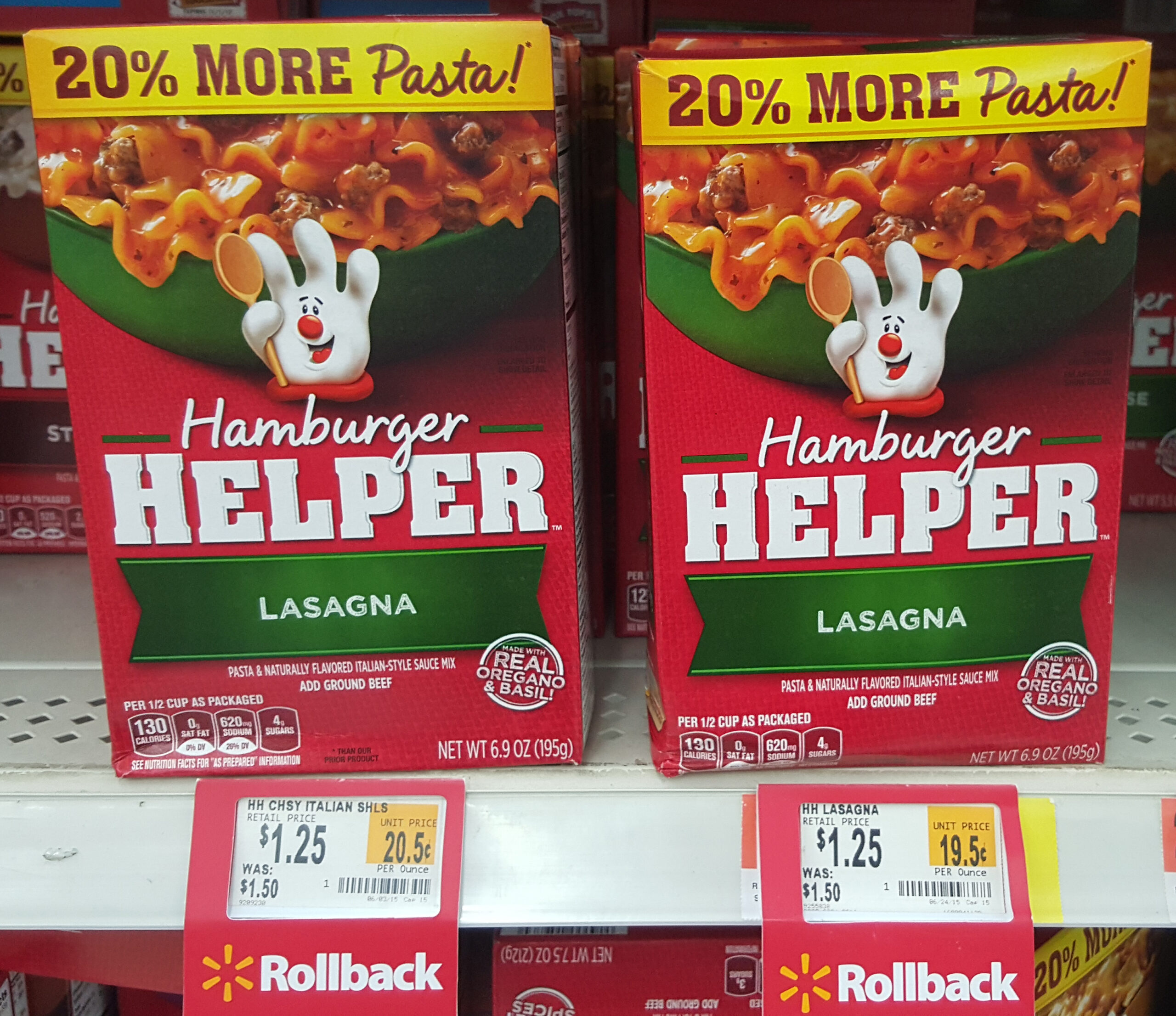 Hamburger Helper Just $1.00 at Walmart!