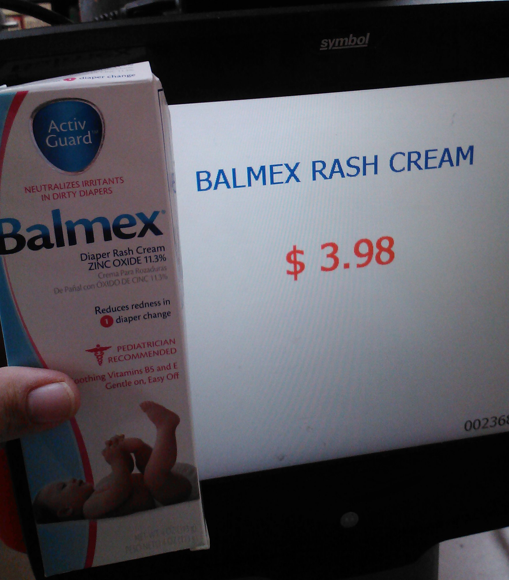 Balmex Diaper Rash Cream Just $1.98 at Walmart!