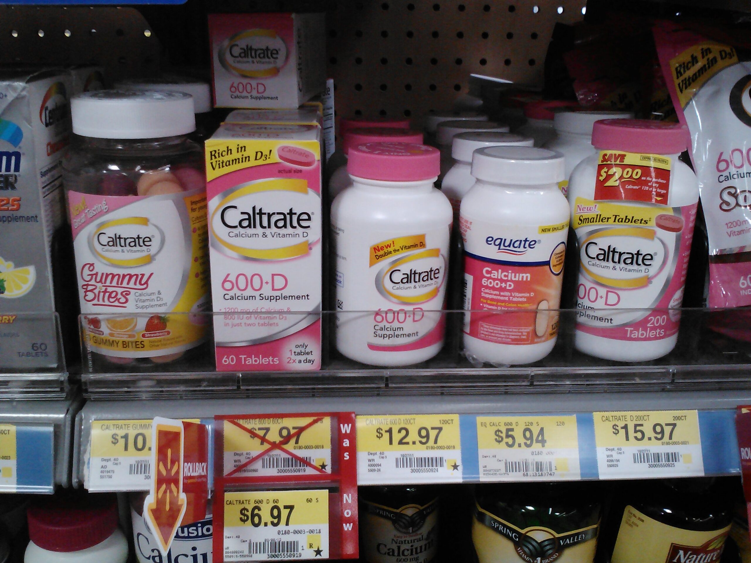 FREE Caltrate Calcium Supplements with Overage at Walmart!