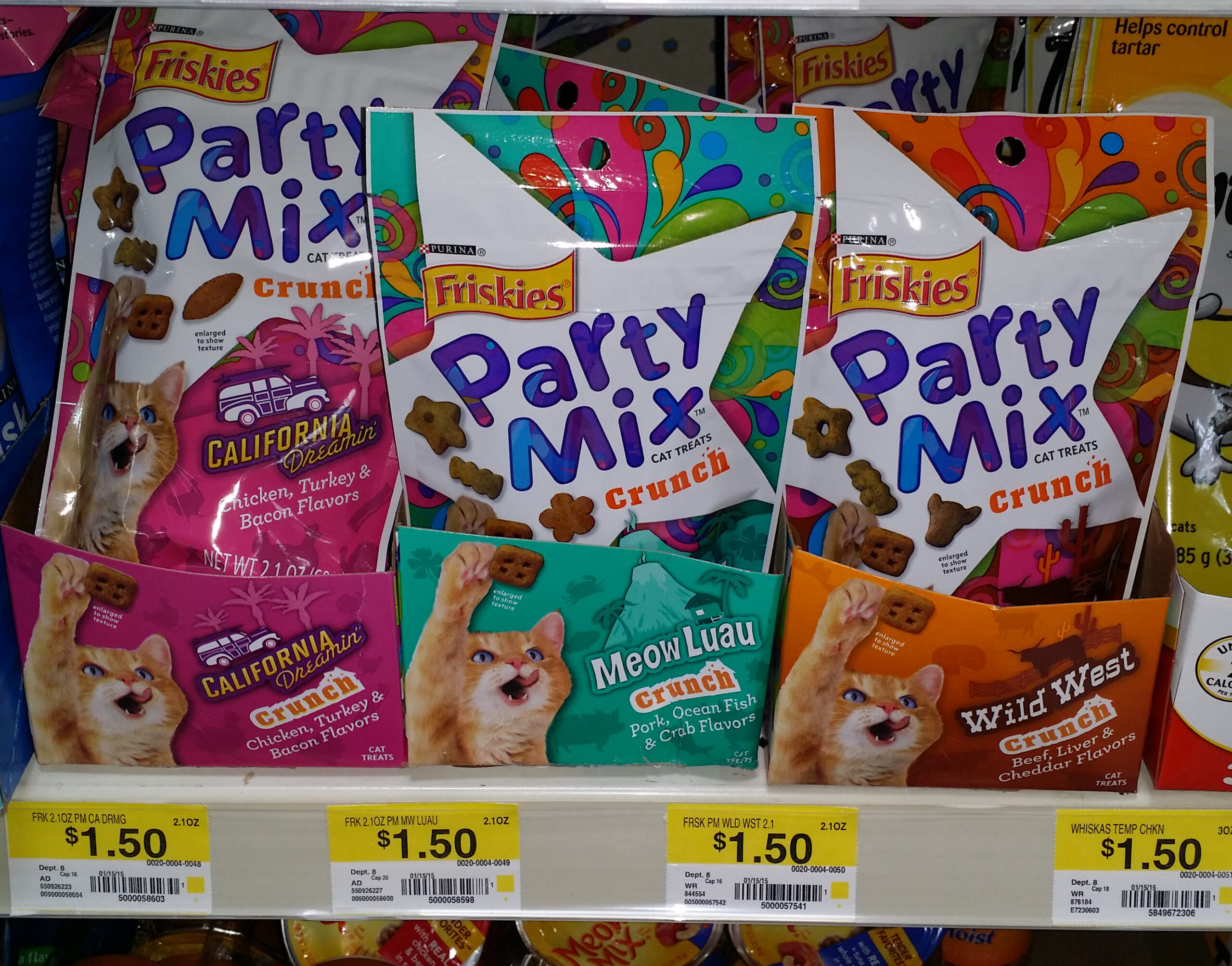 Friskies Cat Treats Just $1.00 at Walmart!