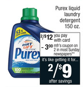 Save $9 on Purex Detergent at Walmart! Save $9 on Purex Detergent at Walmart!