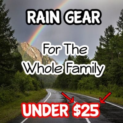 Raincoats & Rain Gear For The Whole Family Under $25
