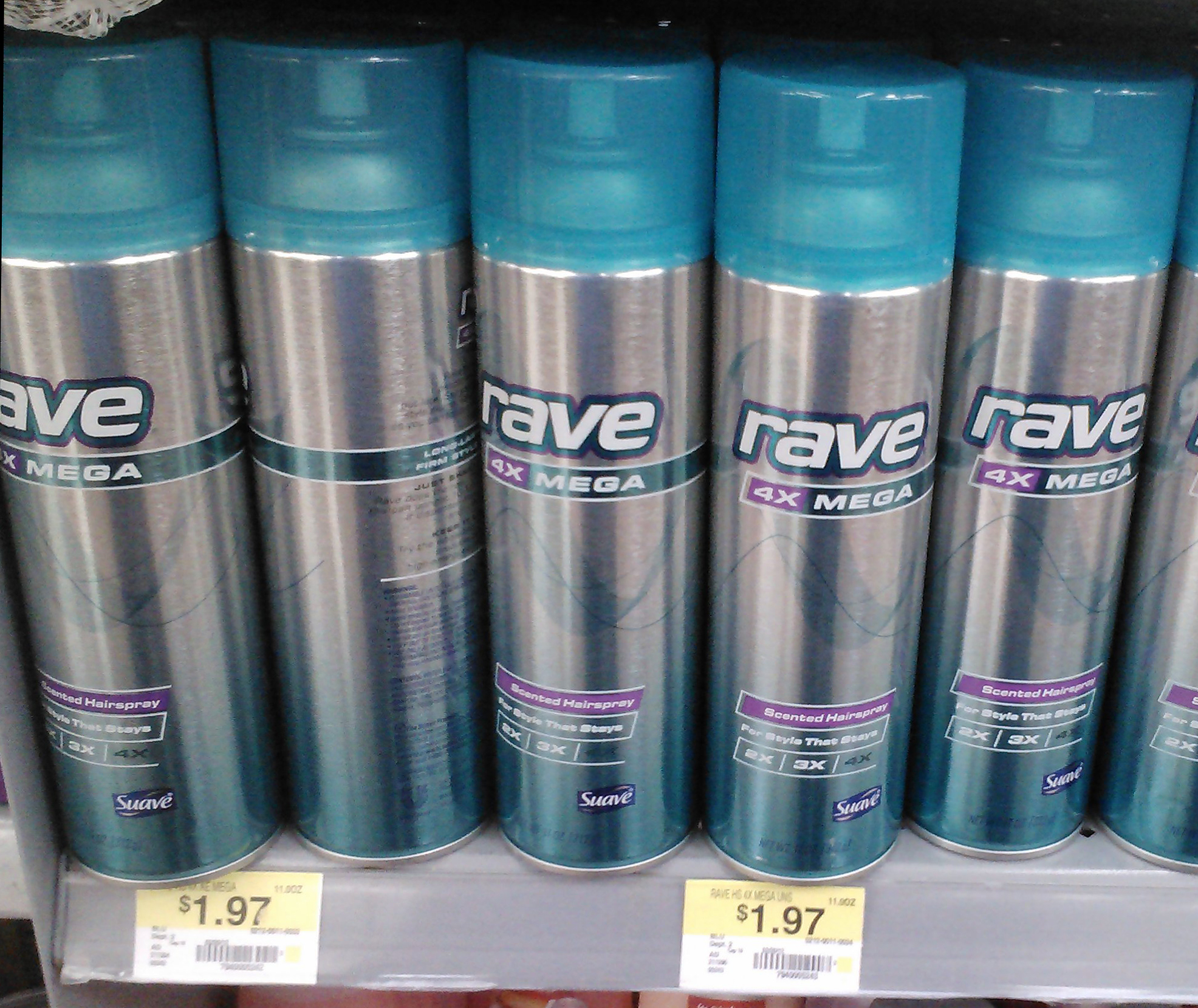 Rave Hairspray Just $1.47 at Walmart!