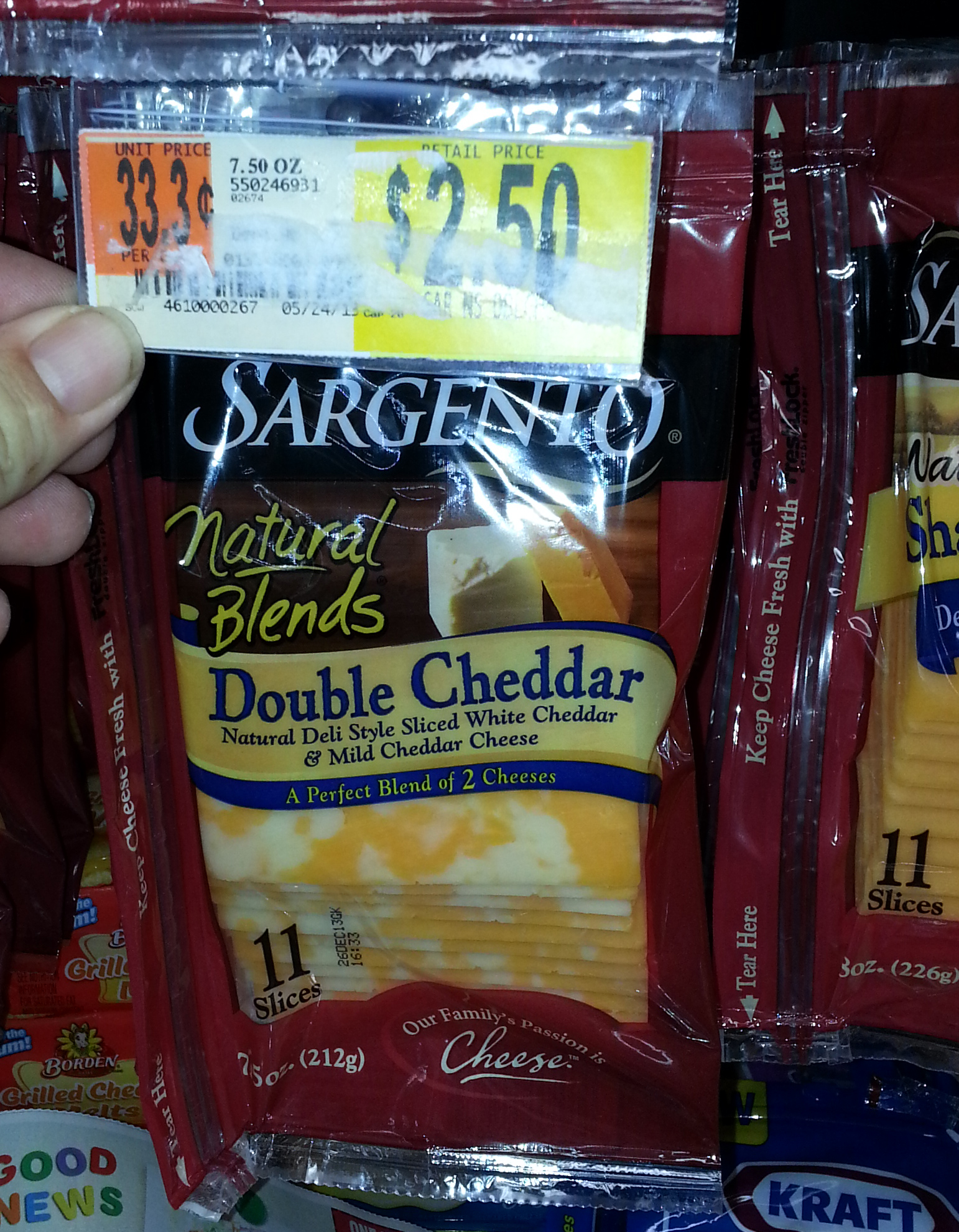 Sargento Sliced Natural Cheese Just $1.95 at Walmart!