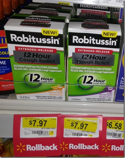 Robitussin 12 Hour Products Just $6.35 at Walmart!