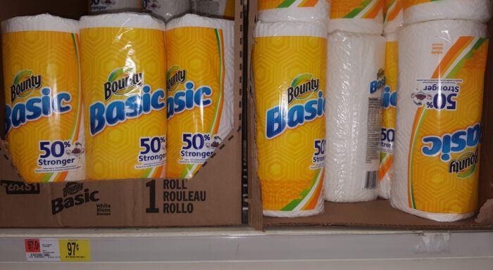 Bounty Basic Single Roll Just $.47 at Walmart!
