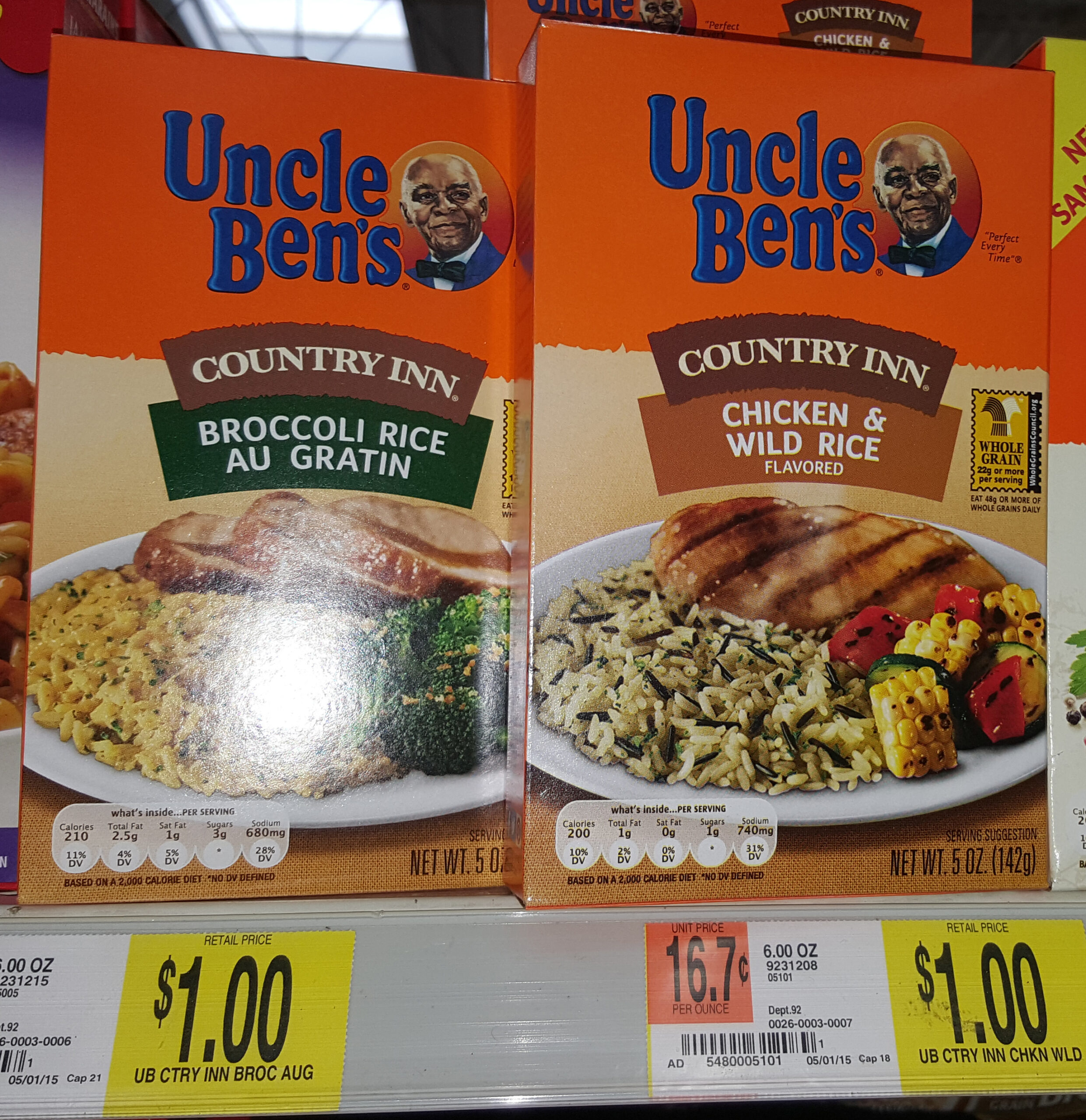 Uncle Ben’s Flavored Grains Just $.50 at Walmart!