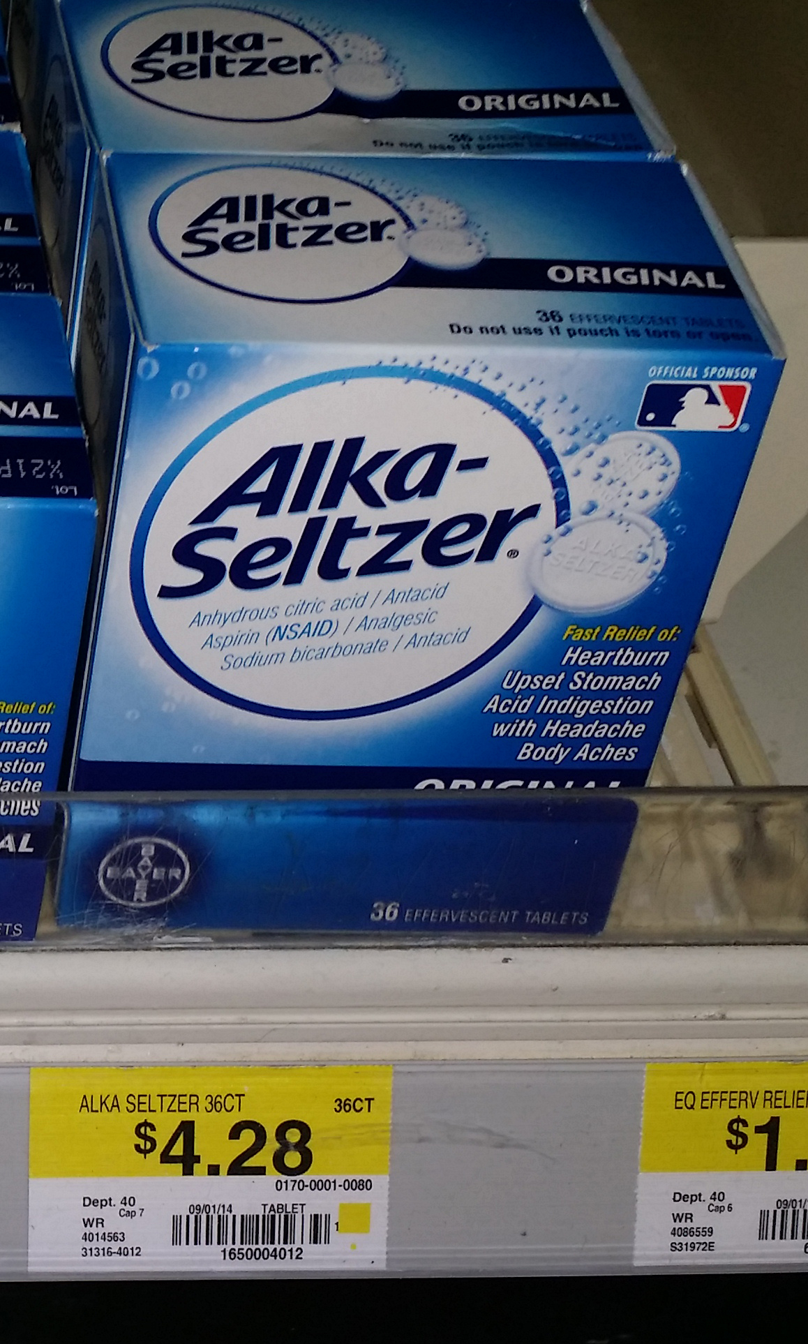 Alka-Seltzer Just $3.28 at Walmart!