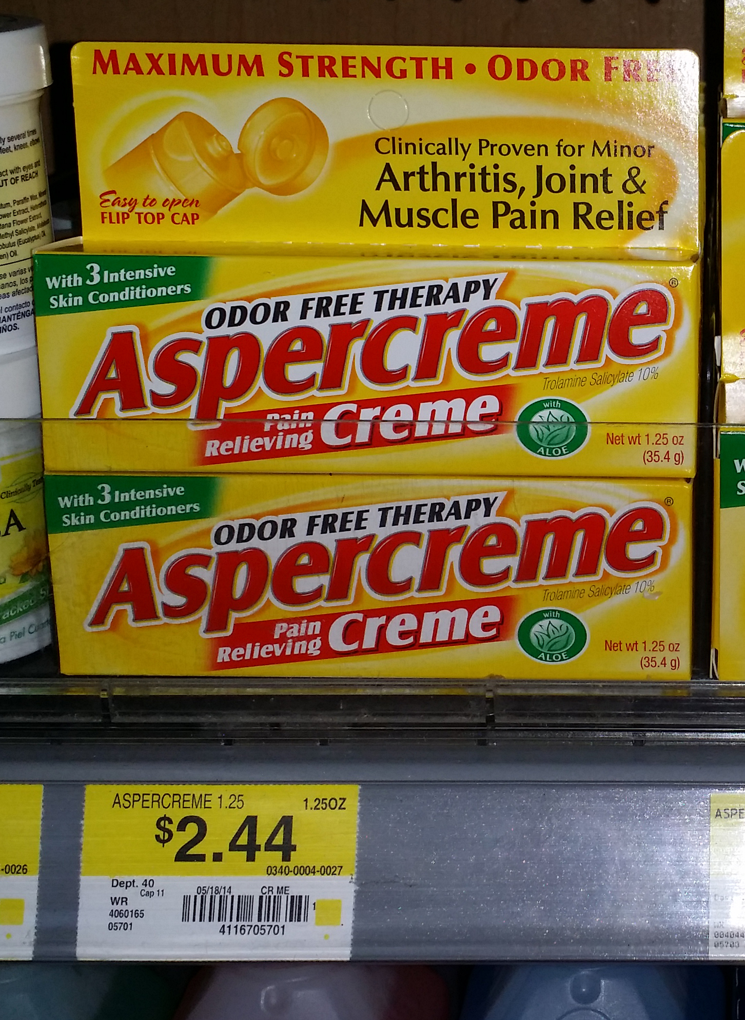 Aspercreme Just $1.44 at Walmart!