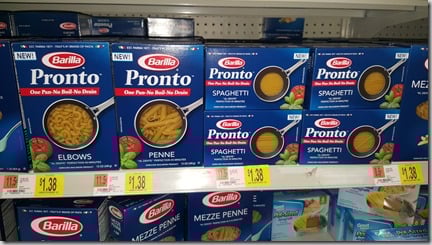 Barilla Pronto Pasta Just $0.63 At Walmart!