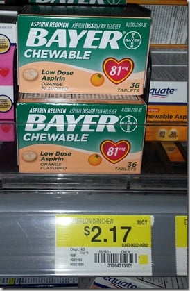 Bayer Aspirin Just $1.17 at Walmart!