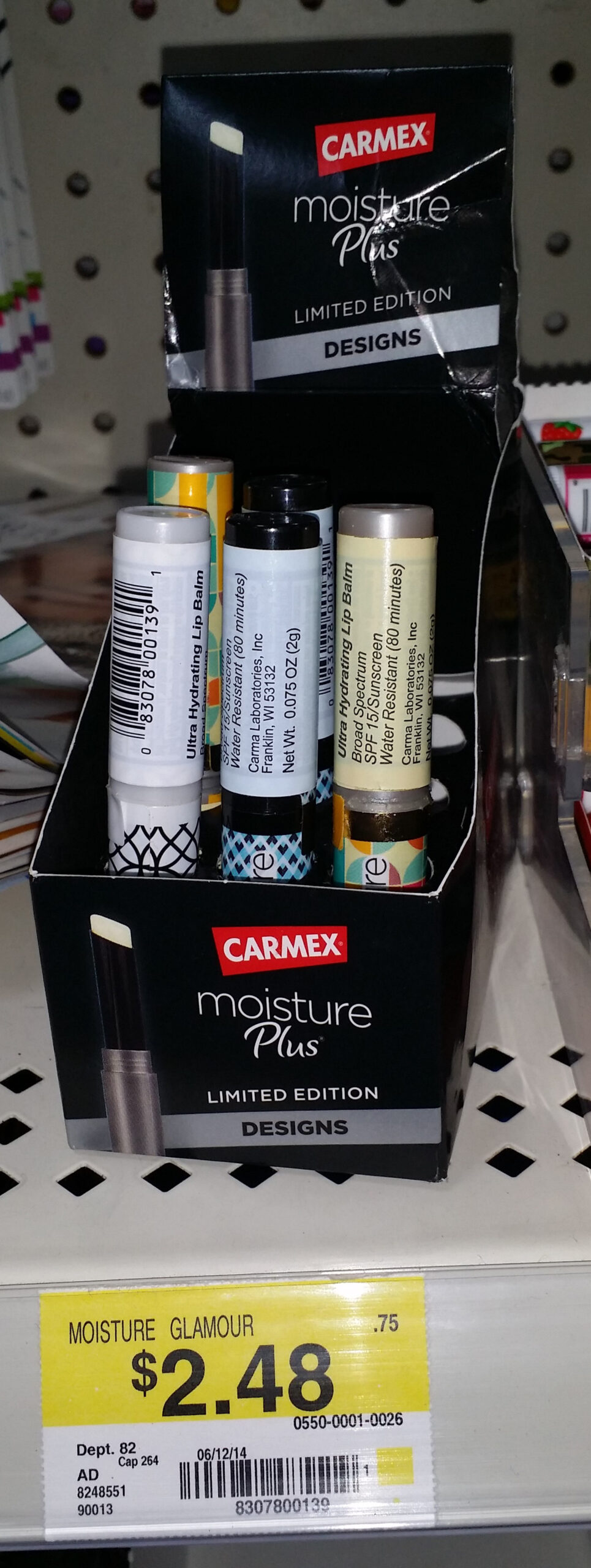 Carmex Moisture Plus Just $1.73 at Walmart!