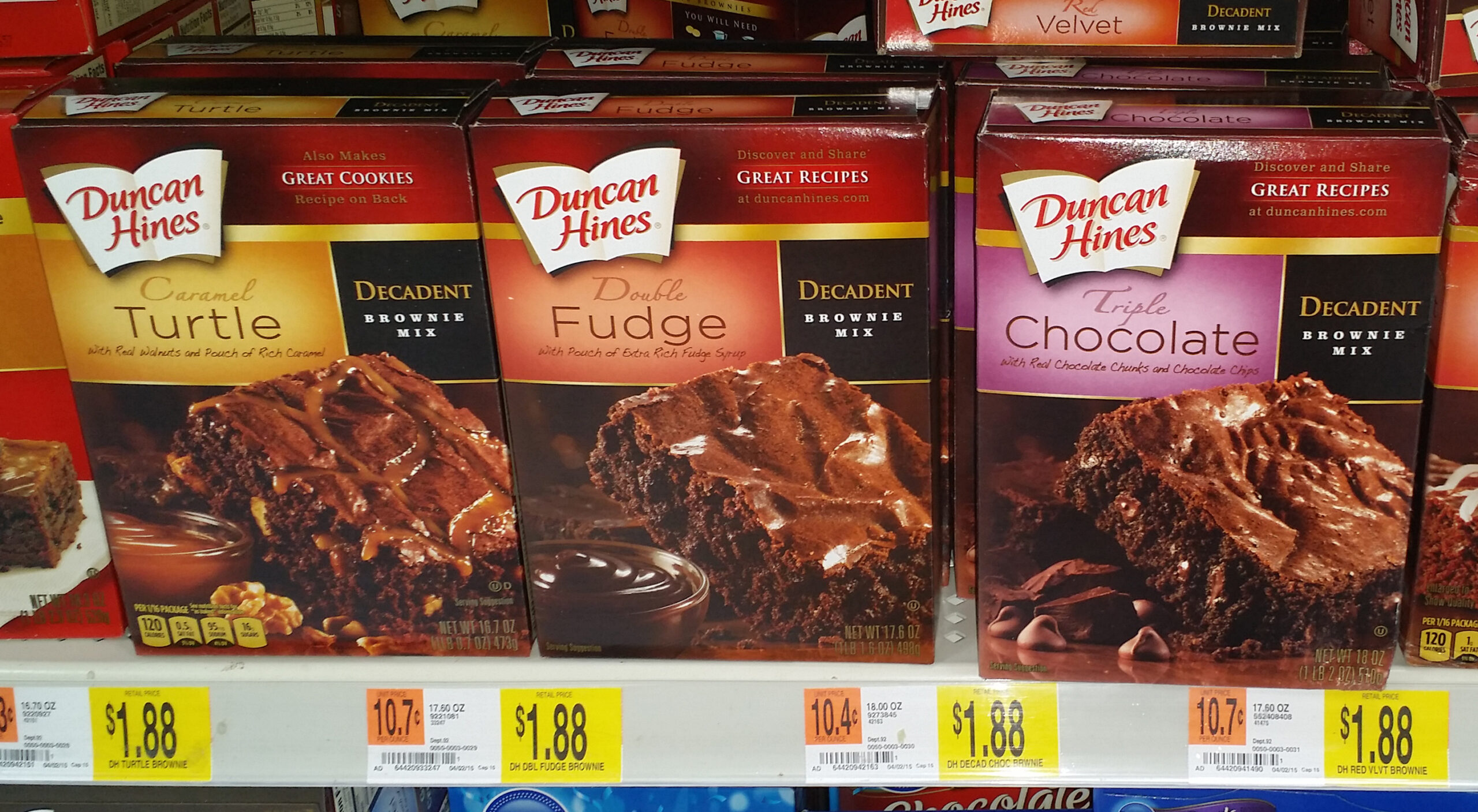 Duncan Hines Mixes Just $1.55 at Walmart!