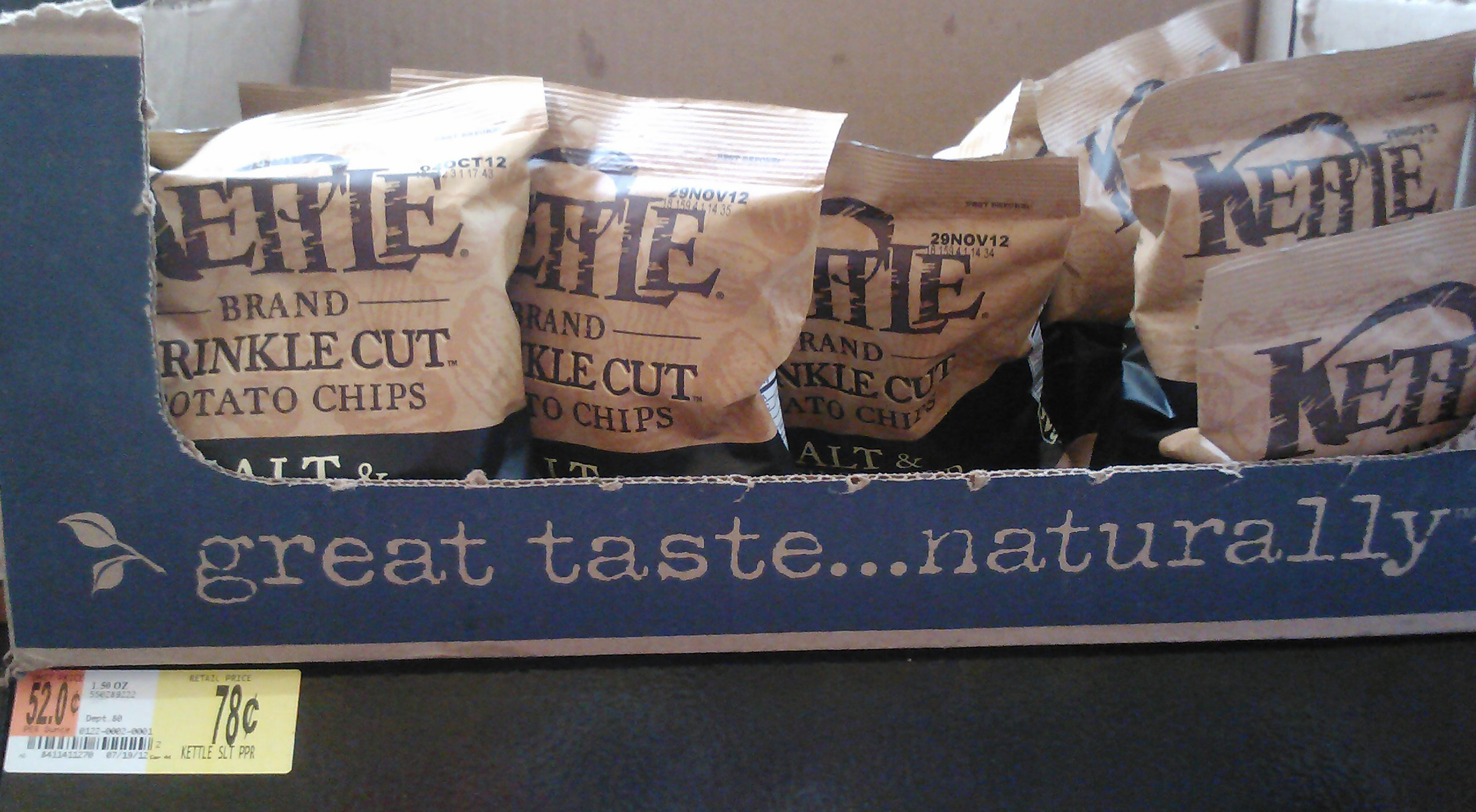 Kettle Brand Chips Just $.50 at Walmart!