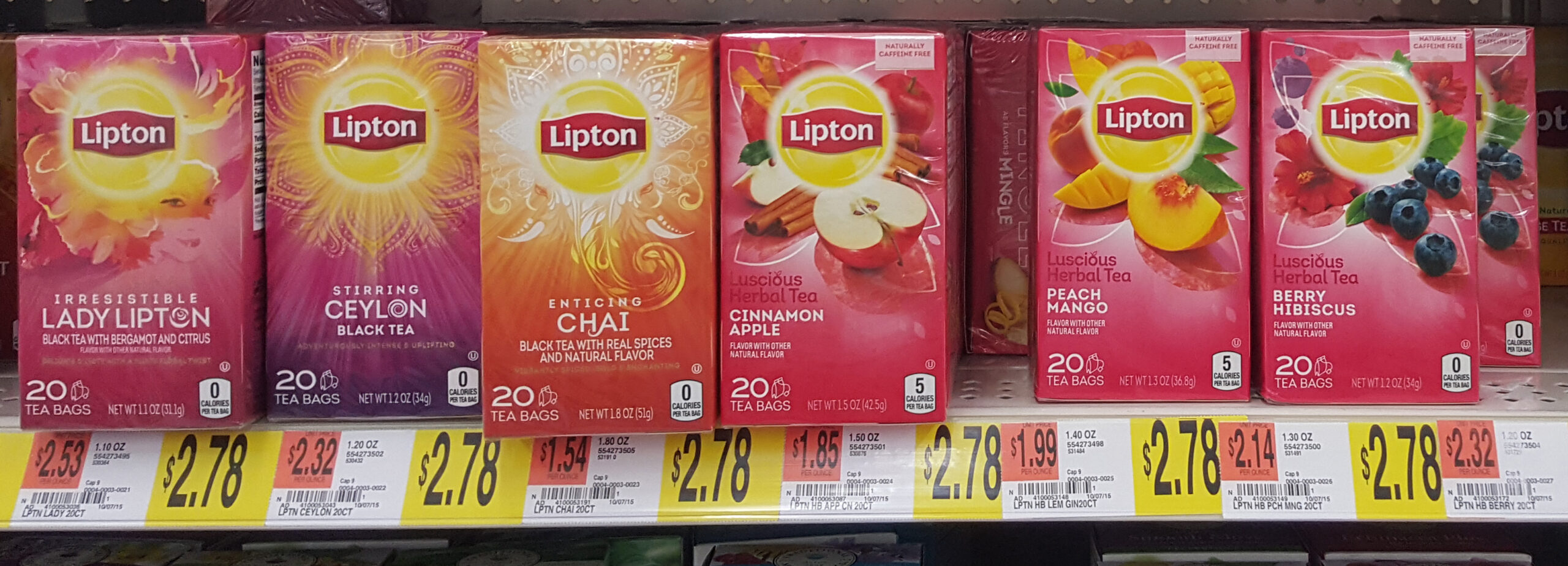 Lipton Tea Products As Low As $1.78 at Walmart!