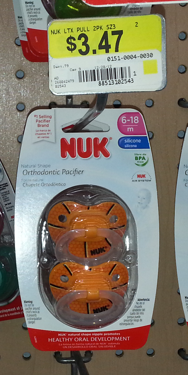 NUK Pacifiers Just $2.47 at Walmart!