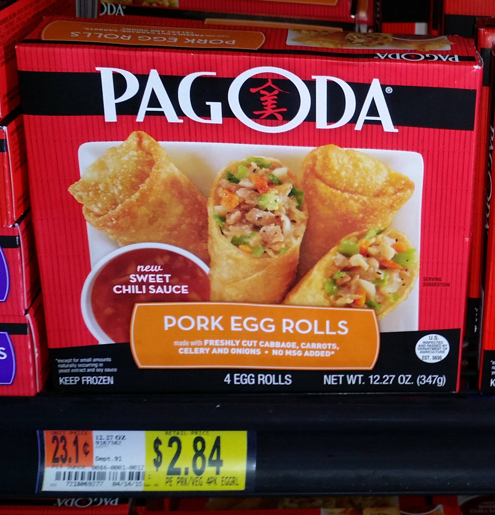 Pagoda Egg Rolls Only $1.84 at Walmart!