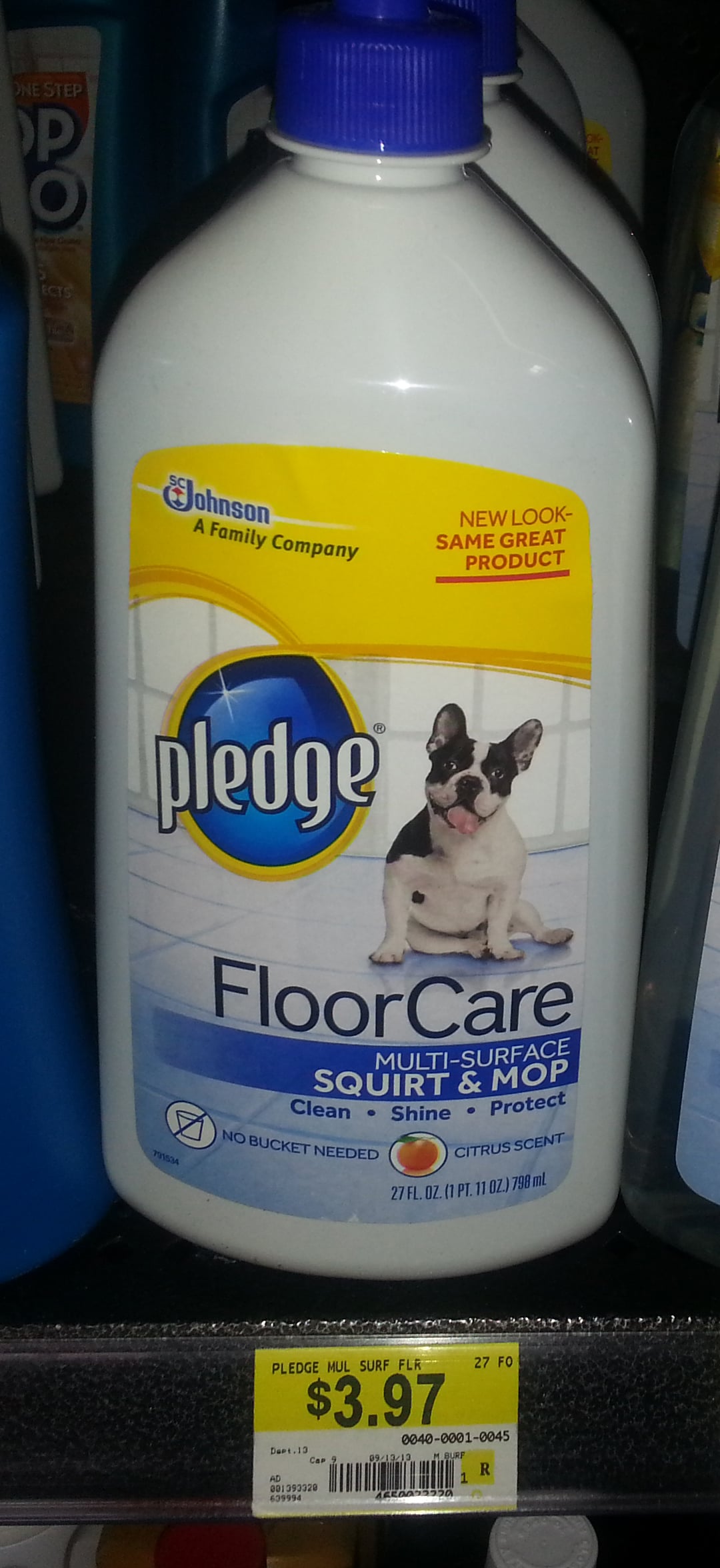 Pledge FloorCare Just $2.47 at Walmart!