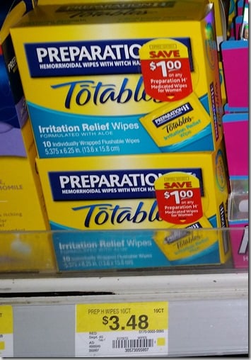 FREE Preparation H with Overage at Walmart!