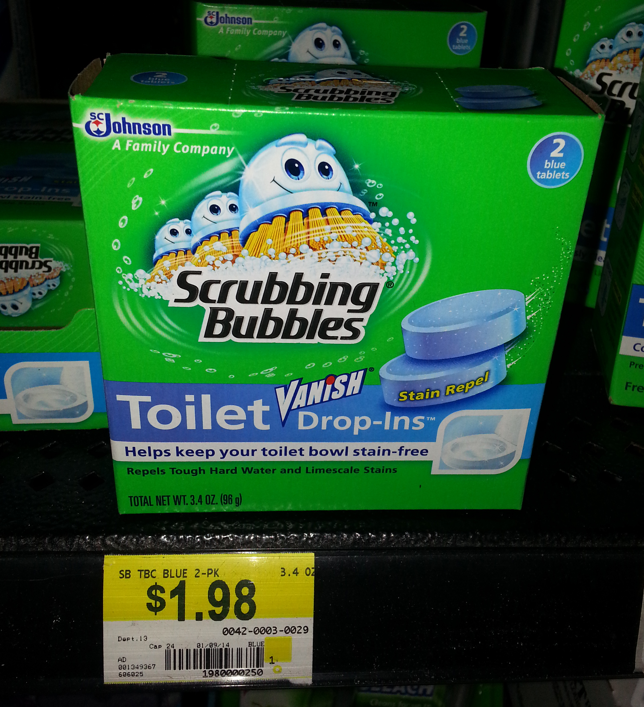 Scrubbing Bubbles Toilet Drop-Ins Just $1.31 at Walmart!