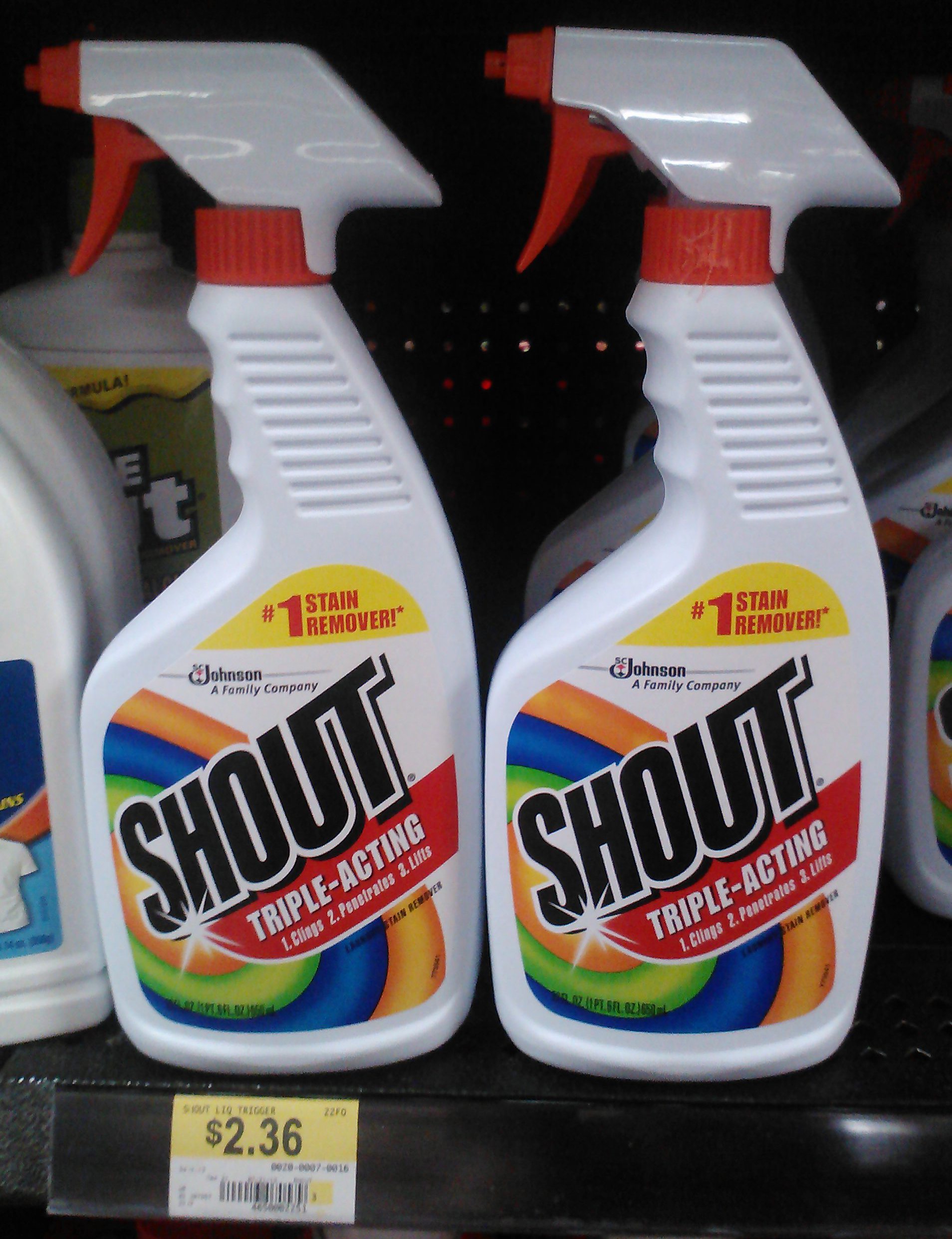 Shout Just $1.86 at Walmart!