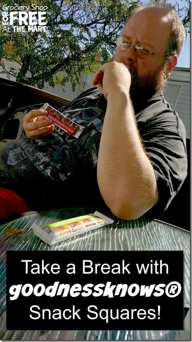 Take a Break with goodnessknows&reg; Snack Squares!