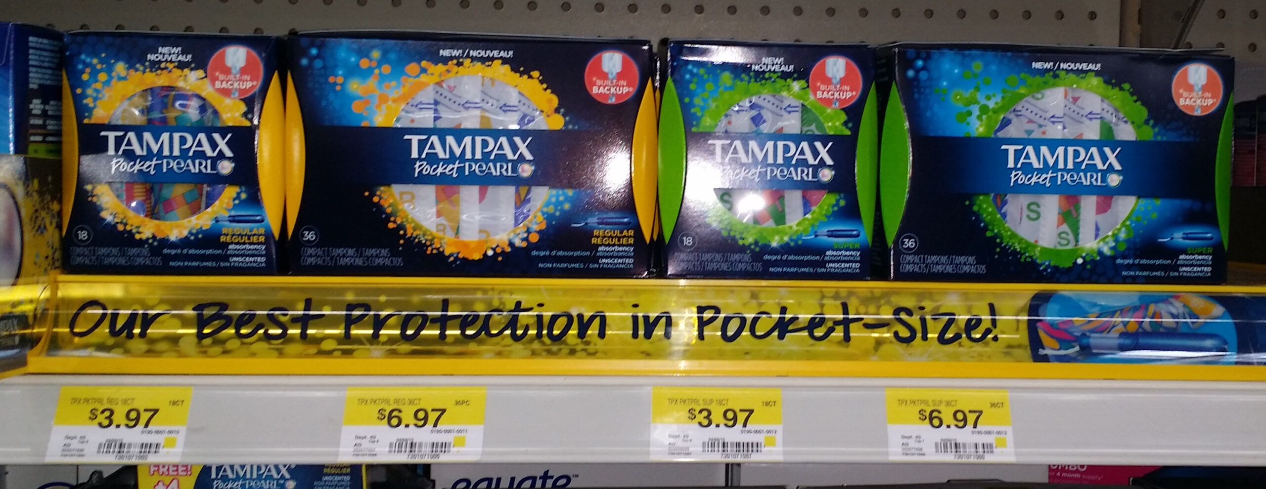 Tampax Pearl Products Just $3.22 at Walmart!