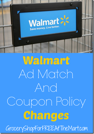 Walmart Has Changed Their Price Match Policies.  Here&rsquo;s What You Need to Know!
