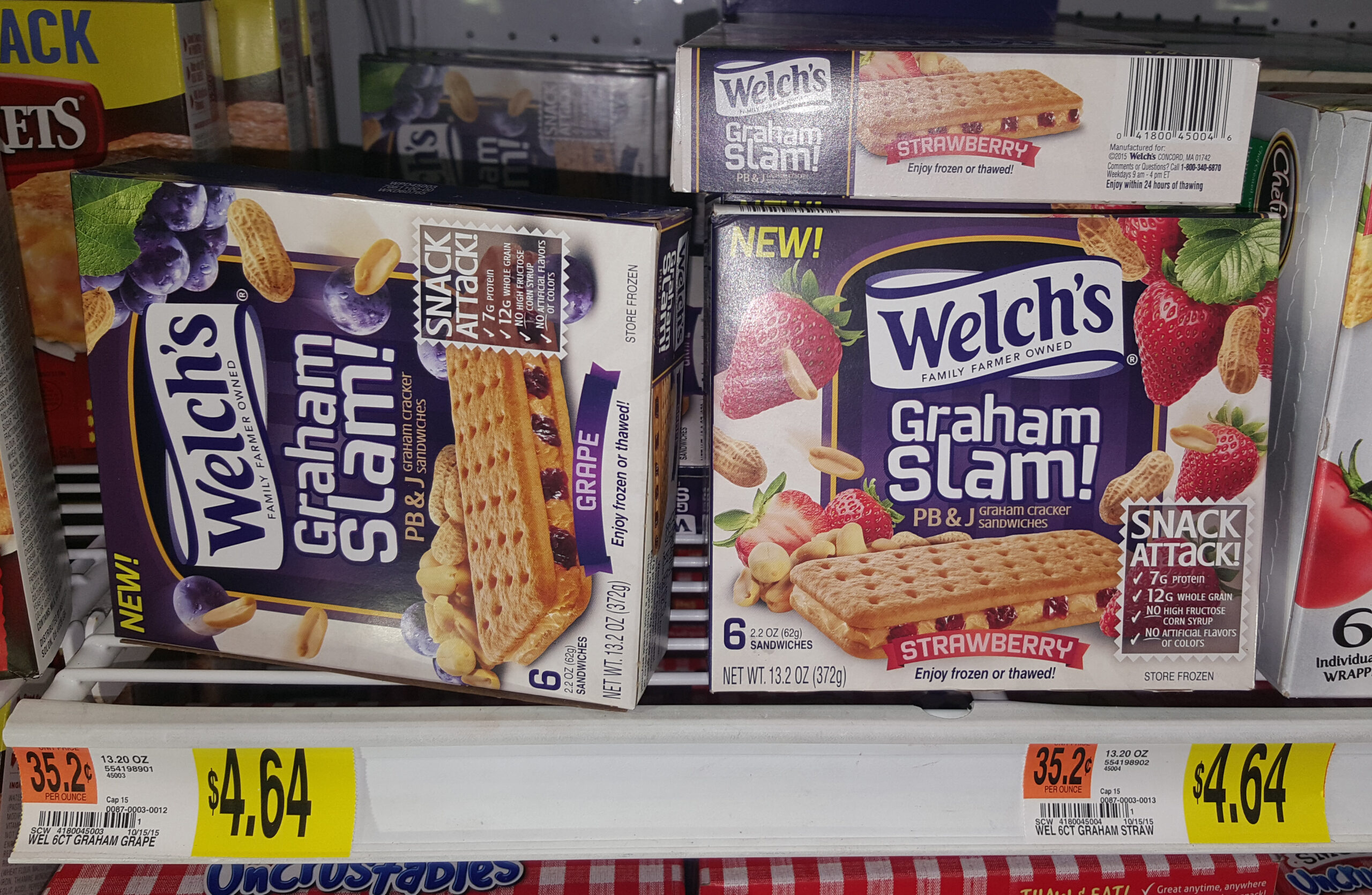 Welch’s Graham Slam PB&J Graham Cracker Sandwiches Just $3.64 at Walmart!