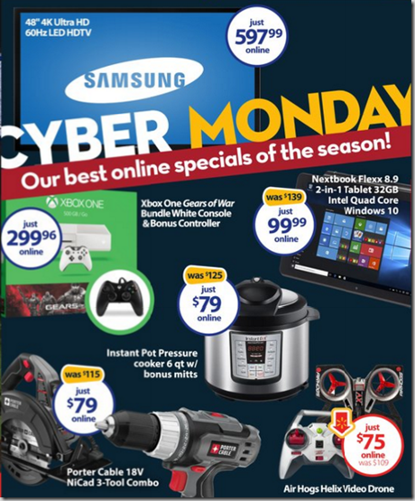 The 2015 Walmart Cyber Monday Ad is Out!