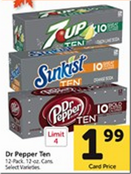 7UP 2 Liters Just $.50 or 12 Packs for $.74 Each at Walmart!