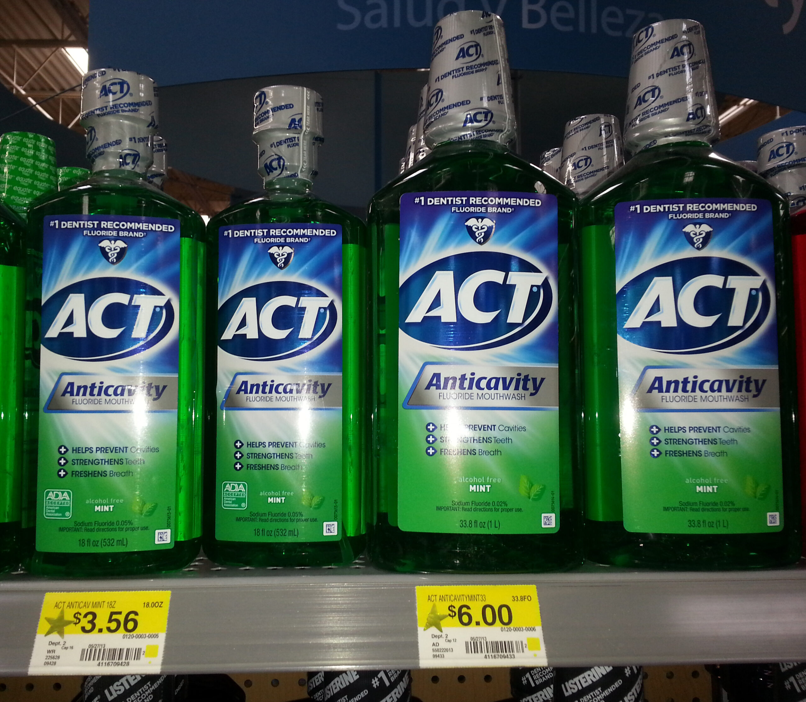 ACT Mouthwash As Low As $2.56 at Walmart!