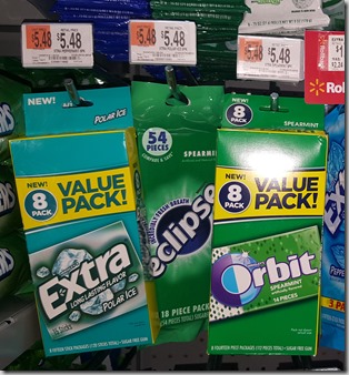 Orbit and Eclipse Gum Just $.19 at Walmart!