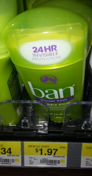 Ban Shower Fresh Deodorant Just $.97 at Walmart!