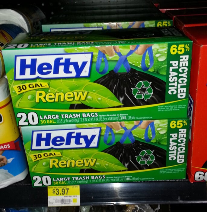 Hefty Renew Trash Bags Just $2.72 at Walmart!