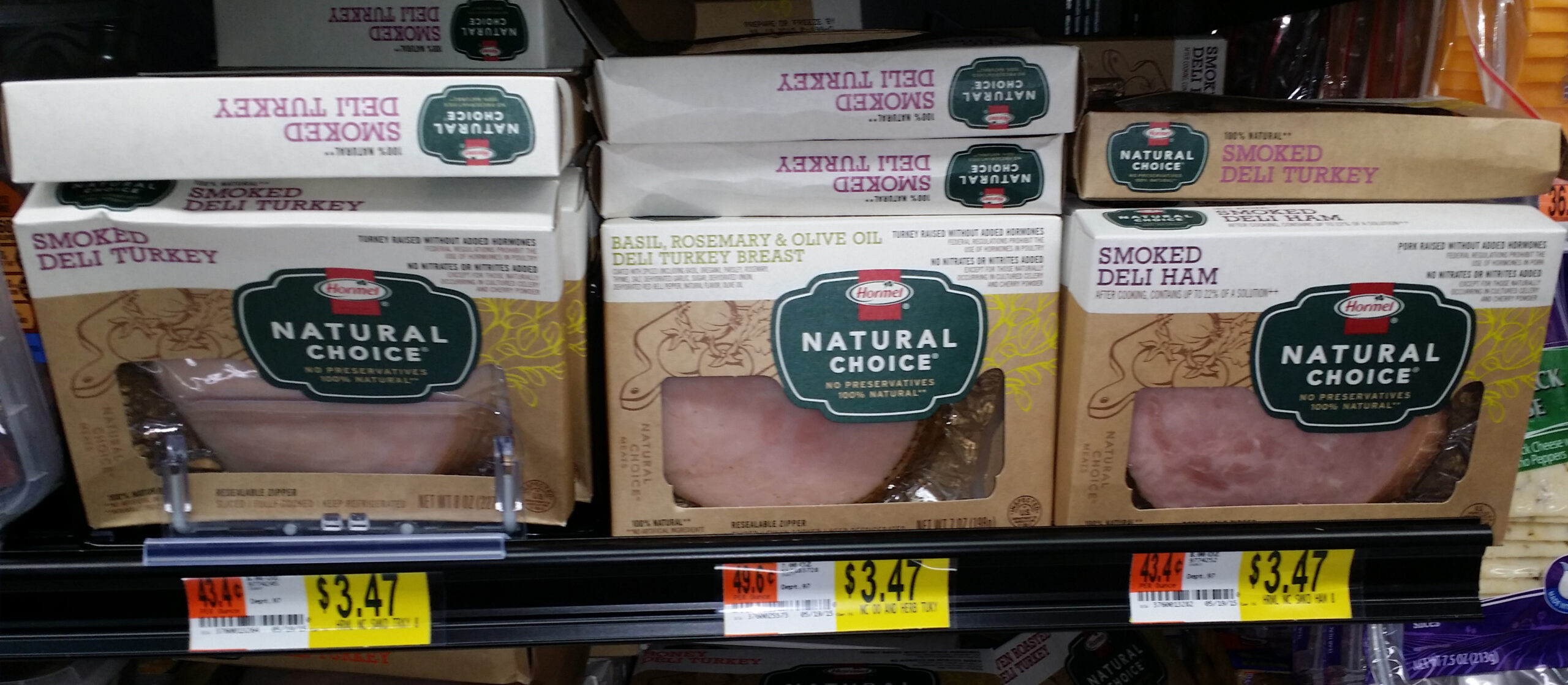 Hormel Natural Choice Deli Sandwich Meat Just $2.97 at Walmart!