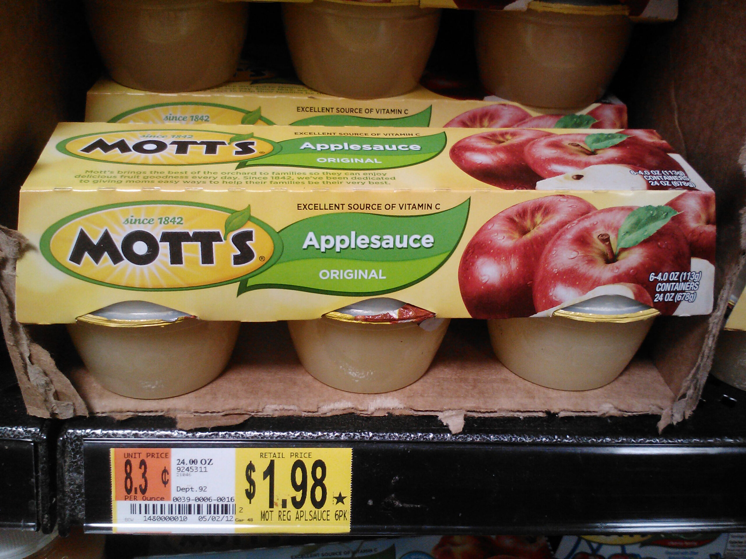 Mott's Applesauce Just $1.48 at Walmart!