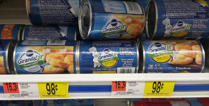 Pillsbury Grands Jr. Just $.65 at Walmart!