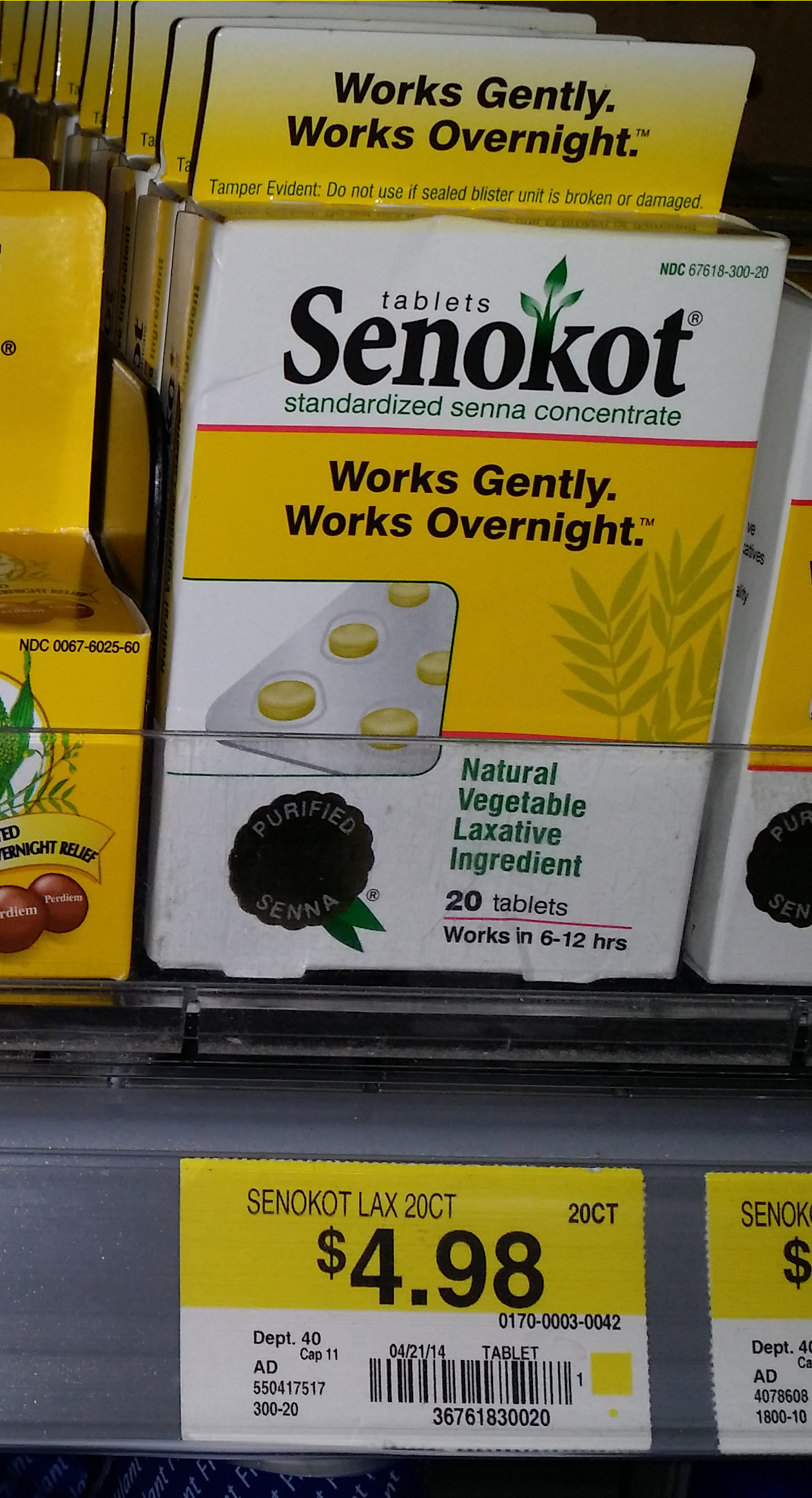 Senokot Just $2.98 at Walmart!
