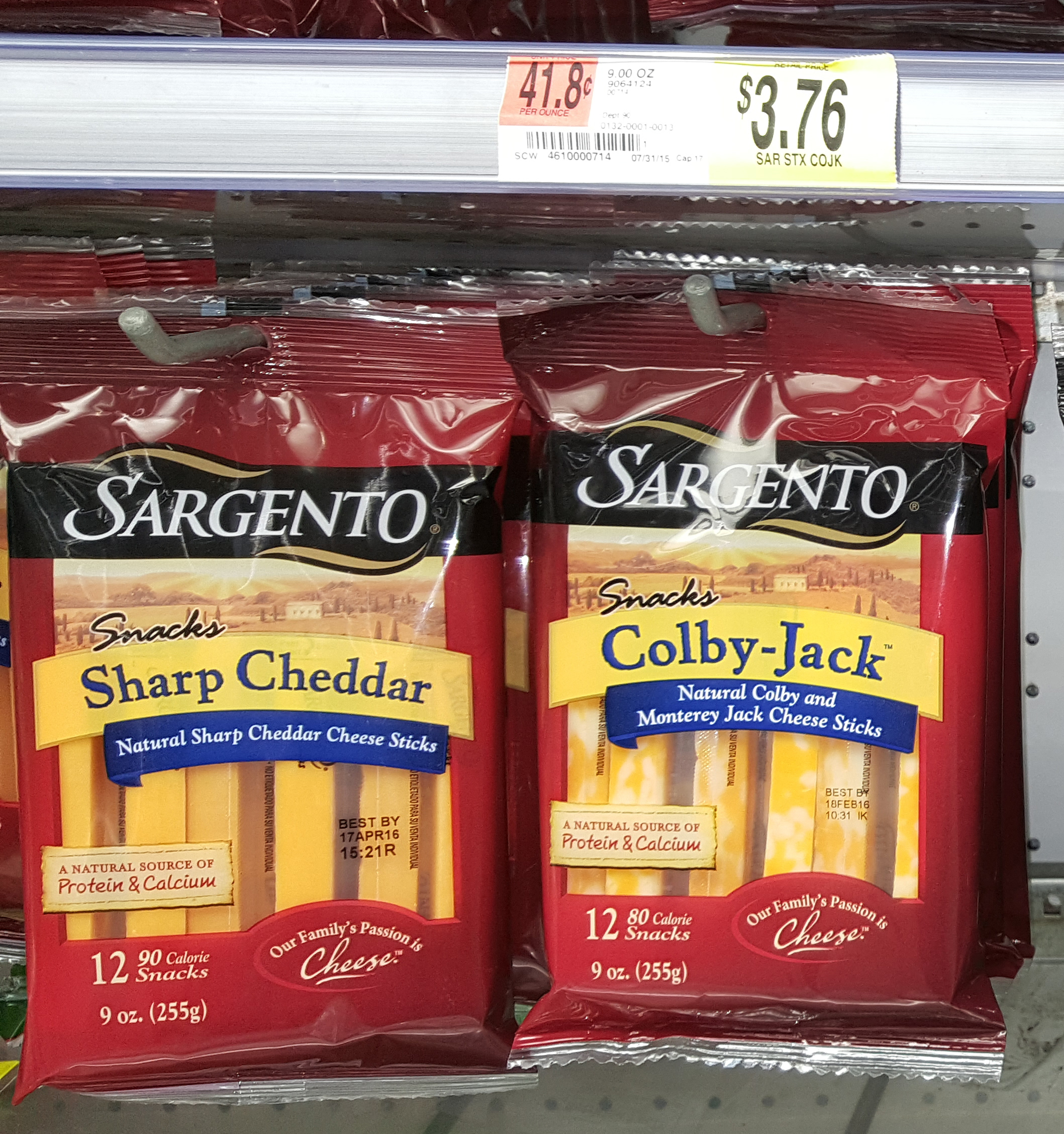 Sargento Natural Cheese Snack Just $3.01 at Walmart!