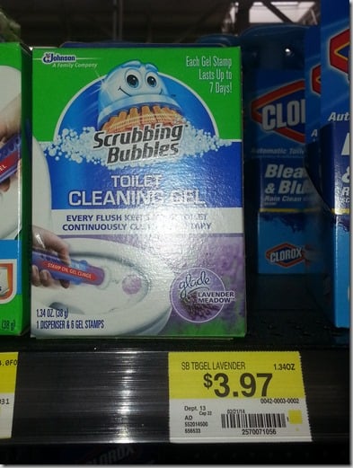Scrubbing Bubbles Toilet Cleaning Gel Just $2.97 At Walmart!