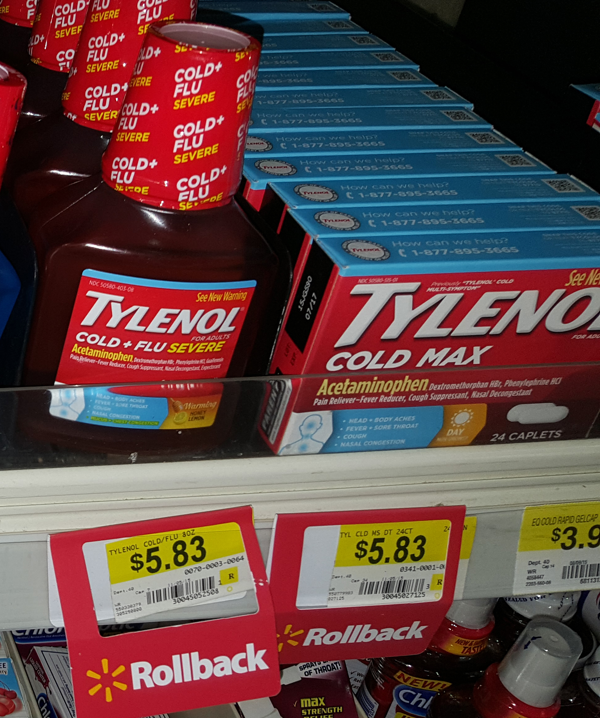 Tylenol Cold Just $4.33 at Walmart!