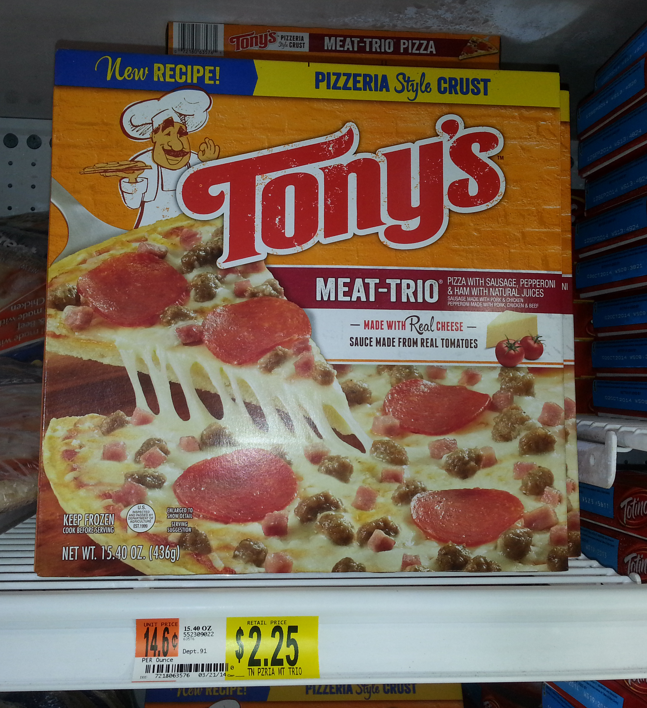 Tony’s Pizzas Just $1.88 at Walmart!