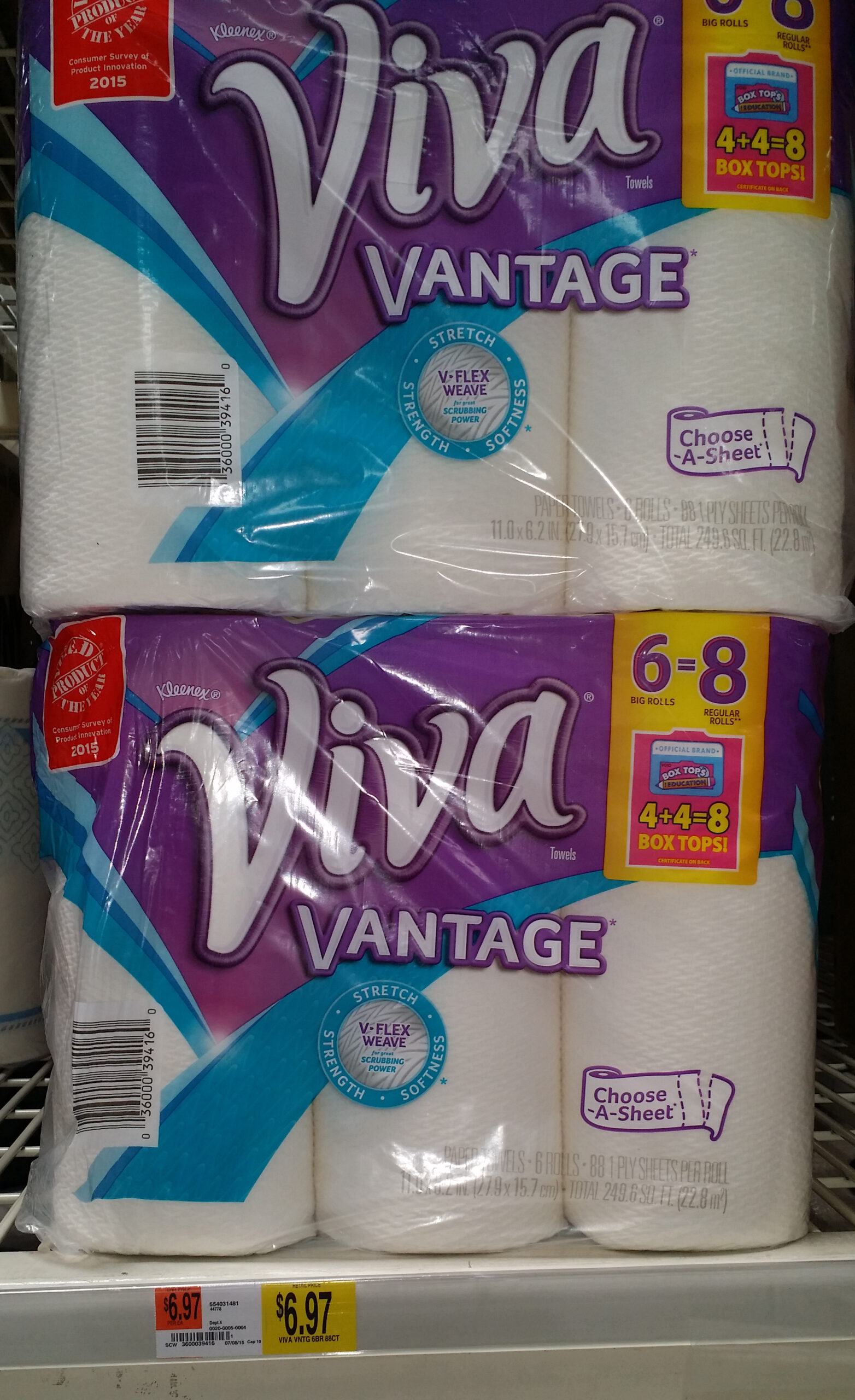 Viva Vantage Paper Towel 6 Pack Just $5.97 at Walmart!