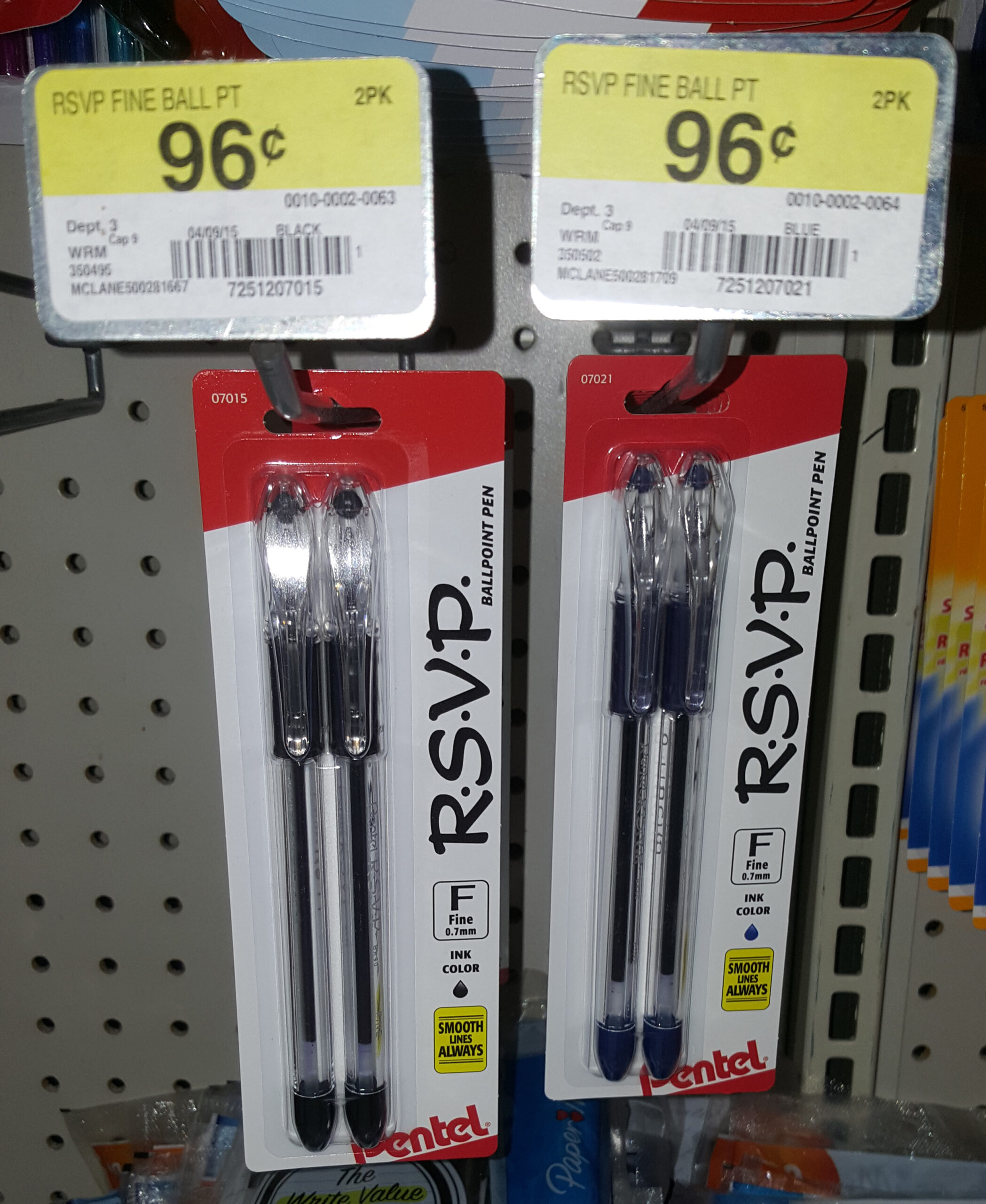 FREE R.S.V.P. Pen Pack at Walmart!