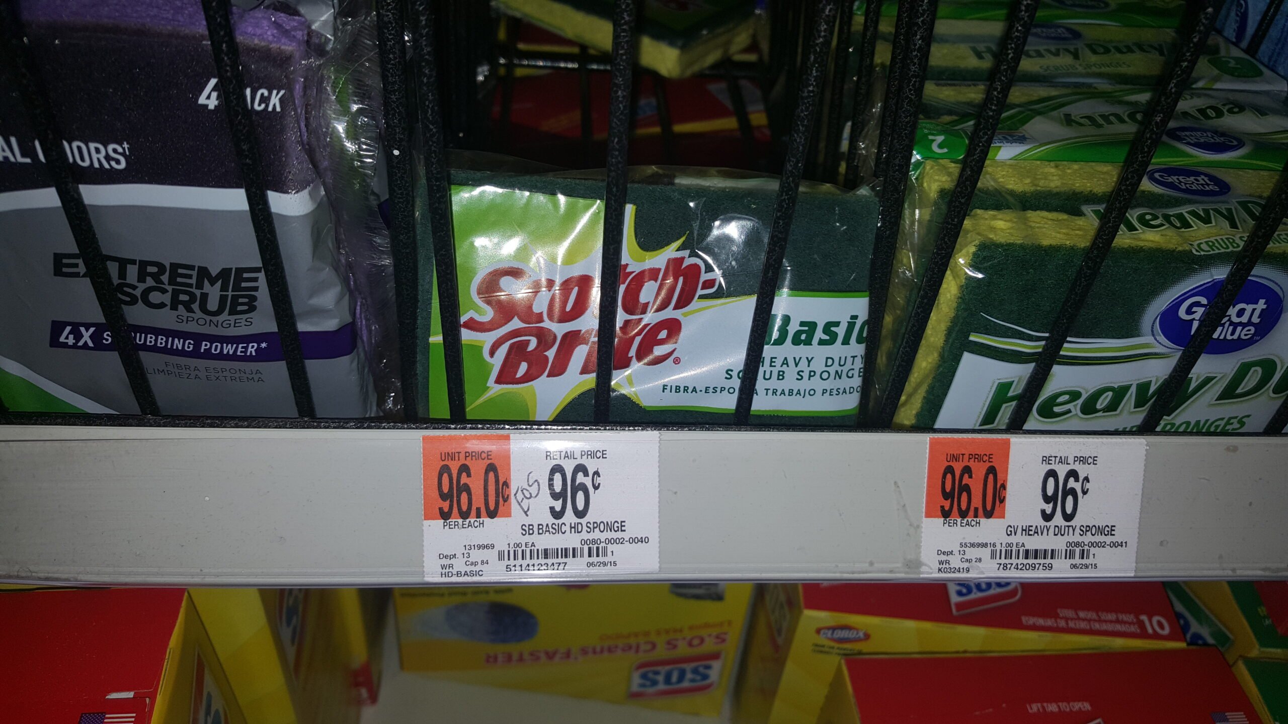 Scotch-Brite Scrub Sponge Just $0.46 At Walmart!