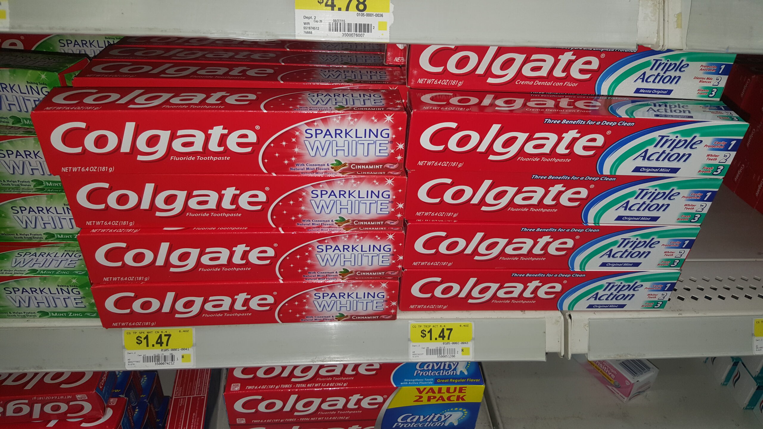 Colgate Toothpaste Just $0.97 at Walmart!