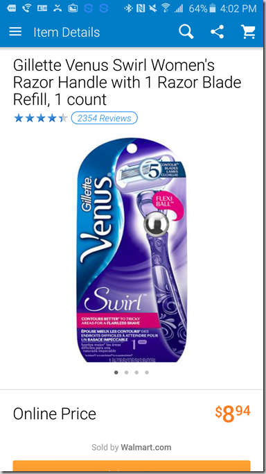 Great Deals on Gillette and Venus Razors at Walmart!
