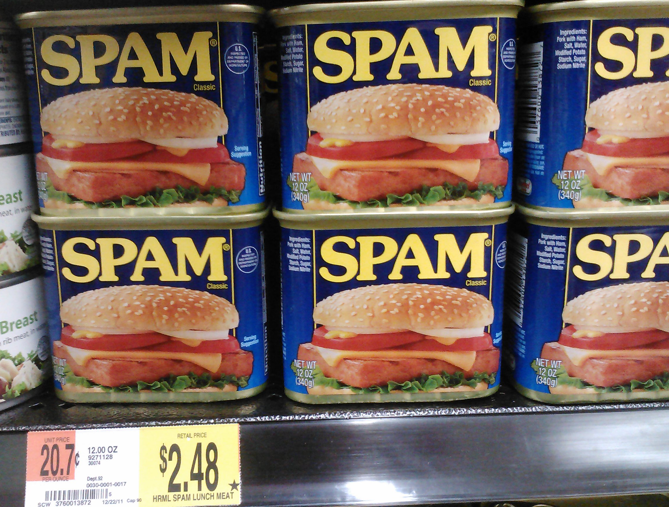 SPAM Just $1.98 at Walmart!