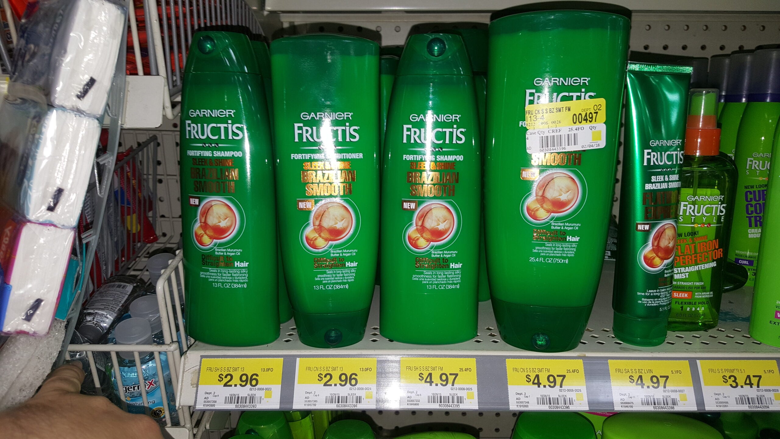 Garnier Fructis Shampoo or Conditioner Just $0.96 At Walmart!